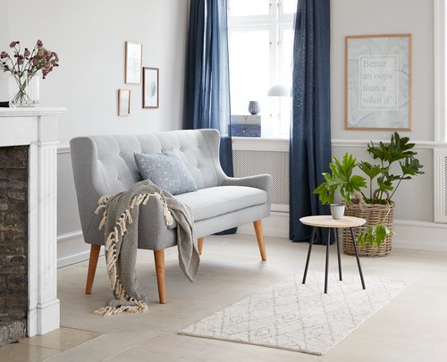 Sofa SVELVIK 2Sitzer hellgrau JYSK