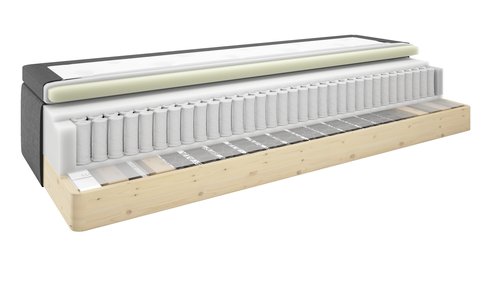 Runkopatja 180x200 GOLD B60 Comfort+ harmaa-40