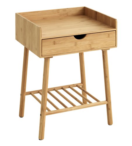 Noční stolek VANDSTED 1 zásuvka bambus