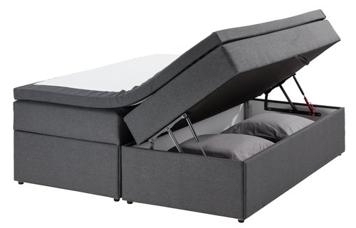 Boxspring krevet 180x200cm GOLD C50 sa odlaganjem siva-41