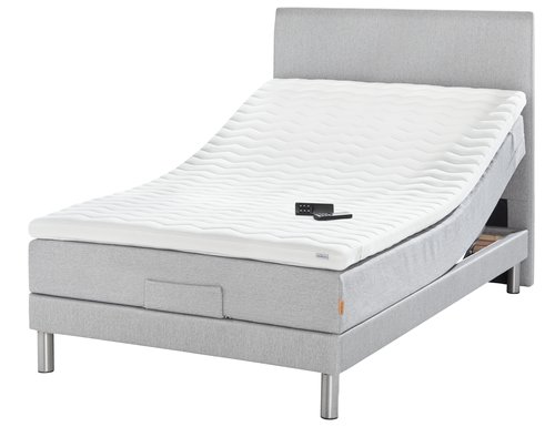 Elektrisch bed 120x200 GOLD E40 latex grijs-27