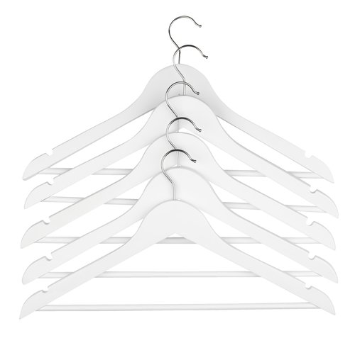 Hangers HELMUT L45cm pack of 5 white