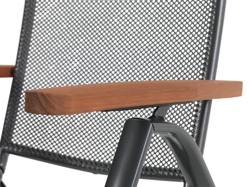 LARVIK D150 stol siva + 4 LARVIK podesiva stolica siva