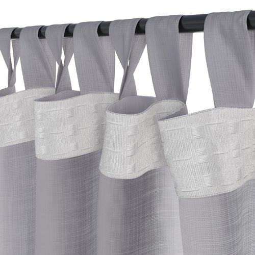 Curtain ORUST 1x140x300 grey JYSK