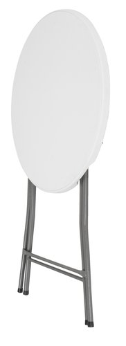 Barový stolek LANGERIM Ø80 bílá