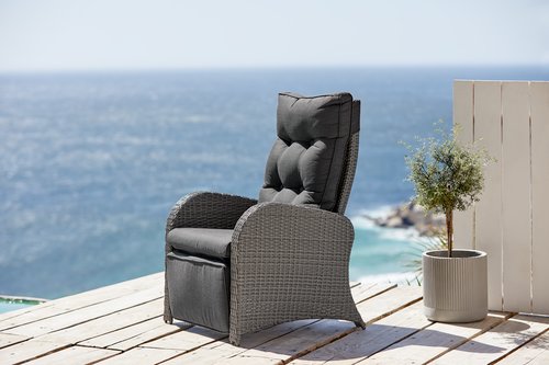 Cadeira lounge STORD cinzento