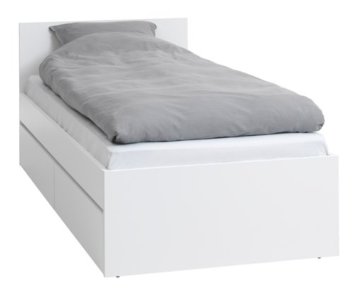 Bed frame LIMFJORDEN Single white