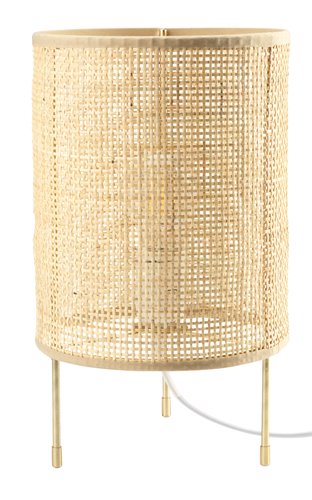 Lampada tavolo ALBERT Ø19xH31cm rattan