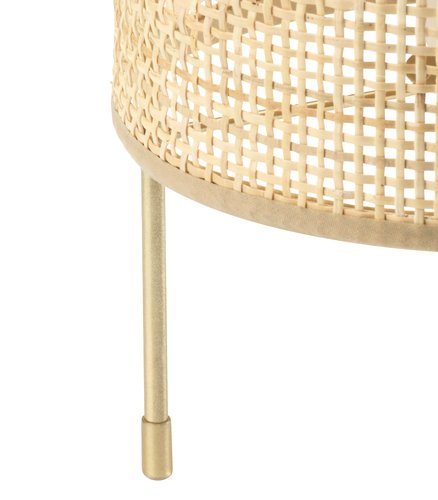 Lampada tavolo ALBERT Ø19xH31cm rattan