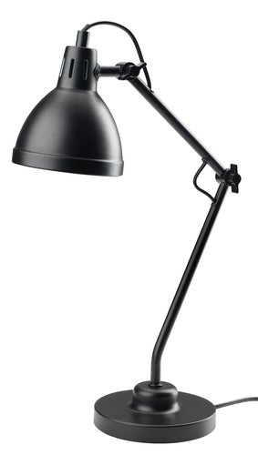 Stolová lampa PATRIK Ø14xV45 cm čierna