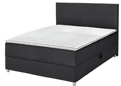 Tăblie pat 140x115 H10 simplă Negru-07