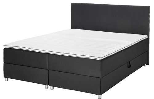 Continental yatak 160x200 PLUS C40 depolamalı Siyah-07