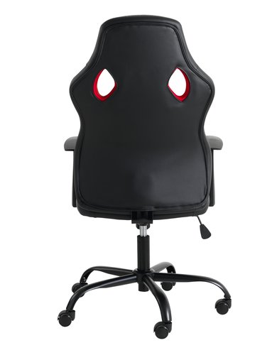 Καρέκλα gaming HAVDRUP μαύρο/κόκκινο