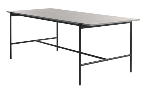Dining table TERSLEV 90x200 concrete color