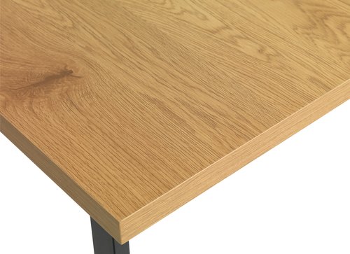 Jedálenský stôl AABENRAA 80x120 dub/čierna