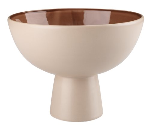 Bowl CHRIS D21xH16cm beige/terracotta