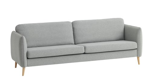 Sofa AARHUS 3-seter lys grå