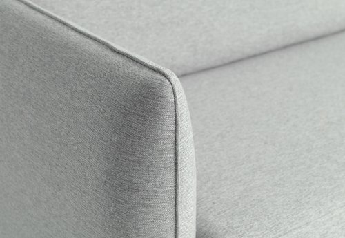 Canapé d'angle AARHUS droit gris clair