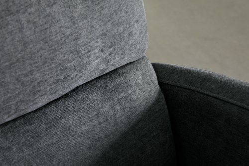 Sillón reclinable NAKSKOV gris oscuro