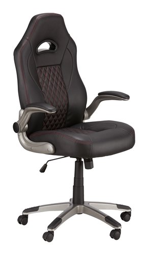 Cadeira gaming HYRUP preto/vermelho