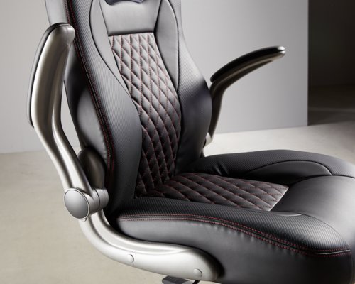 Cadeira gaming HYRUP preto/vermelho