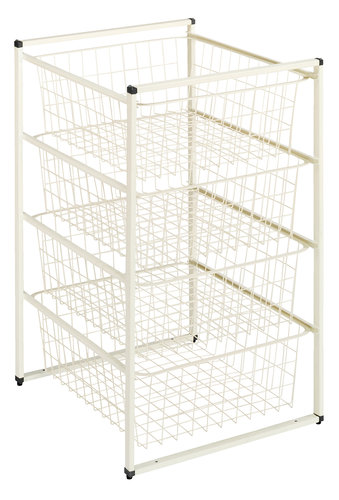 Wardrobe insert BARKHOLT 4 wire baskets