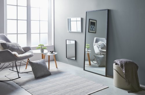 Beistelltisch TAPS 40x40 weiß/bambus JYSK