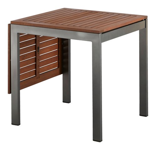 Gartentisch YTTRUP B70xL75/126 Hartholz JYSK
