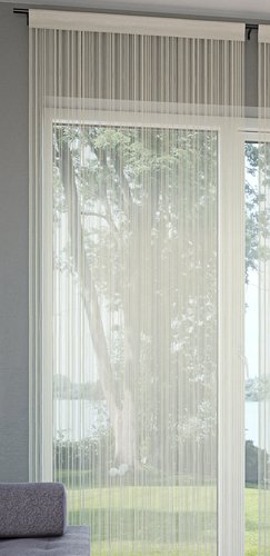 Provázková záclona NISSER 1x90x300 krém.