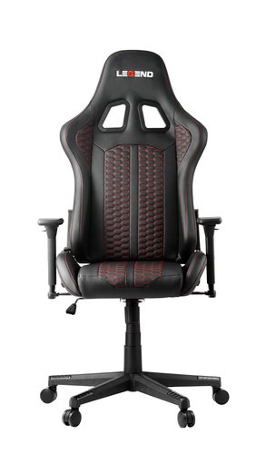 Геймърски стол NIBE черно/червено