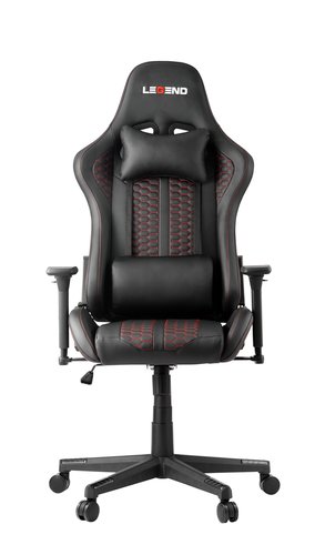 Gamer-stol NIBE sort/rød