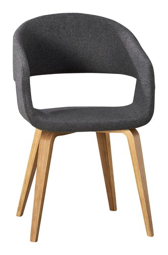 Esszimmerstuhl HOLSTEBRO anthrazit | JYSK