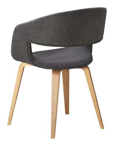 Esszimmerstuhl HOLSTEBRO anthrazit | JYSK