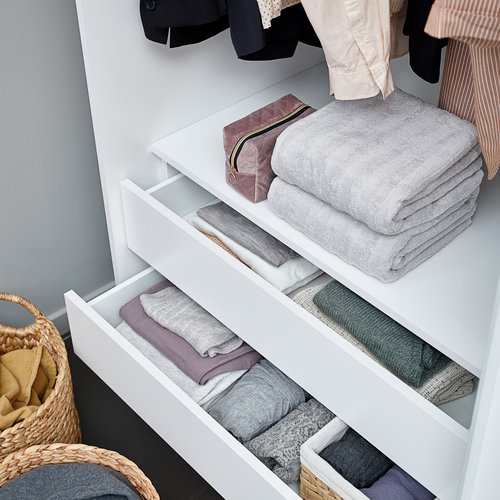 Bath sheet TORSBY 100x150 light grey JYSK