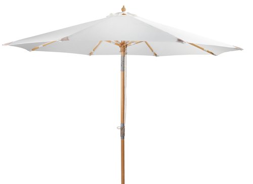 team Inspecteur Civiel Market parasol LEMVIG D300 off-white | JYSK