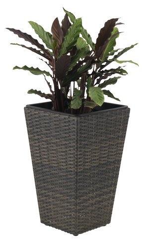 Planter basket BLOMMOR W31xL31xH50 brown