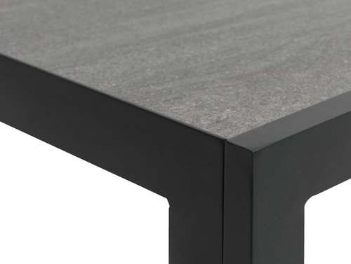 MAMRELUND P195 pöytä harmaa + 4 MYSEN tuoli harmaa