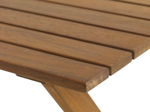 Balkónový stolík EGELUND Š62xD62 tvrdé drevo