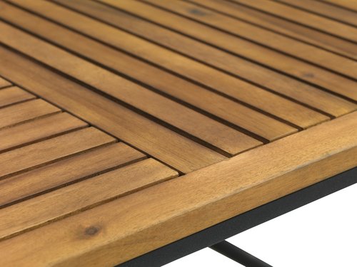 Τραπέζι σαλονιού κήπου UGILT Π60xΜ90 σκληρό ξύλο