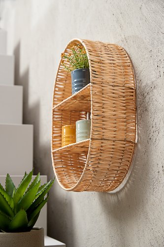 Estante pared MALIK A35xA45xP13 cm nat | JYSK