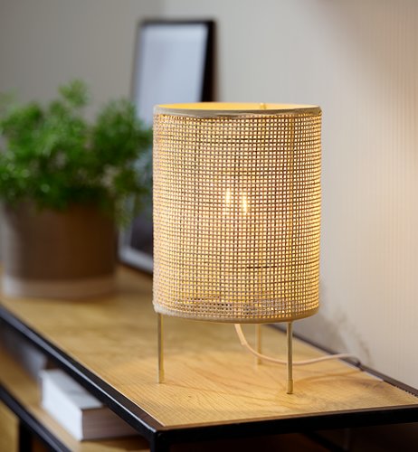 Lampada tavolo ALBERT Ø19xH31cm rattan