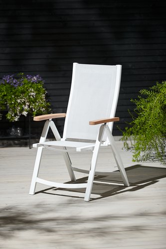 Regulerbar stol SLITE hvit