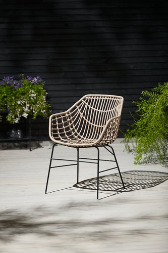 Garden chair ILDERHUSE natural
