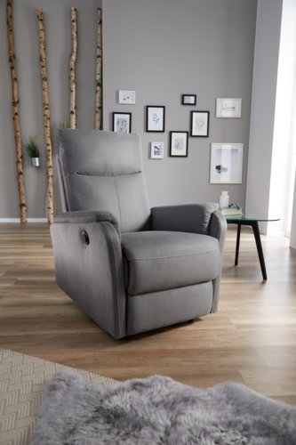 Cadeirão reclinável MARLEV elétrico cinz