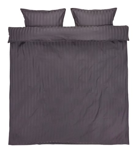 Duvet cover set NELL sateen KNG anthracite