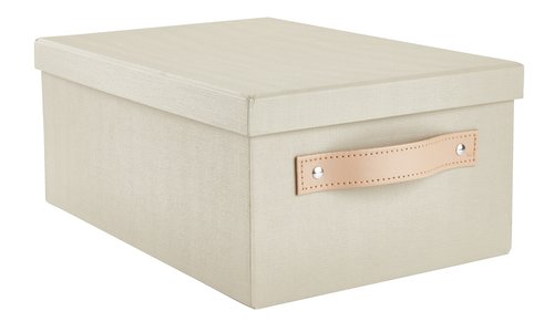 Storage box FJORDUR W23xL33xH14cm khaki