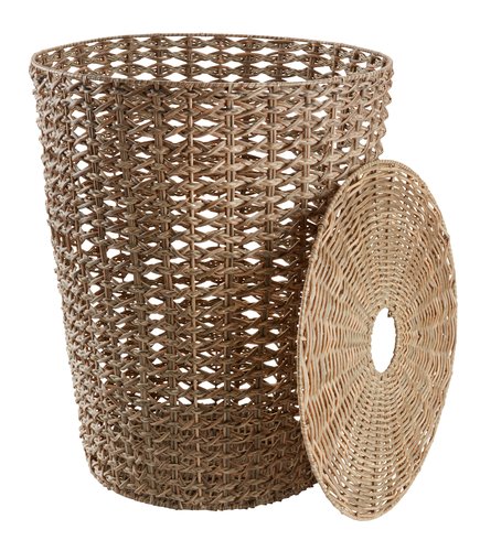 Laundry basket CURT D40xH55cm w/lid