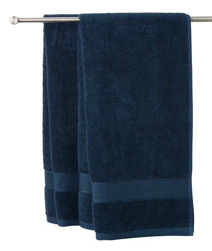 Badehåndkle KARLSTAD 70x140 marineblå