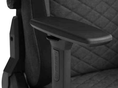 Gaming chair ABILDAA anthracite grey fabric