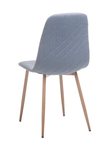 Dining chair JONSTRUP light blue/oak | JYSK